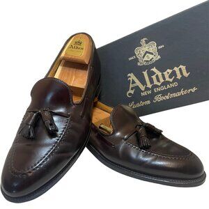 Alden Tassel Moccasin Color 8 Shell Cordovan Size 10.5